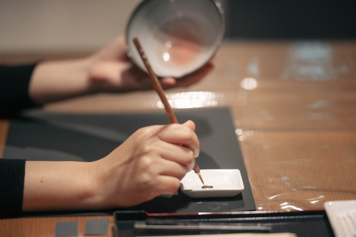 鈴木香那枝が撮影した「金継ぎ体験の取材撮影」の写真