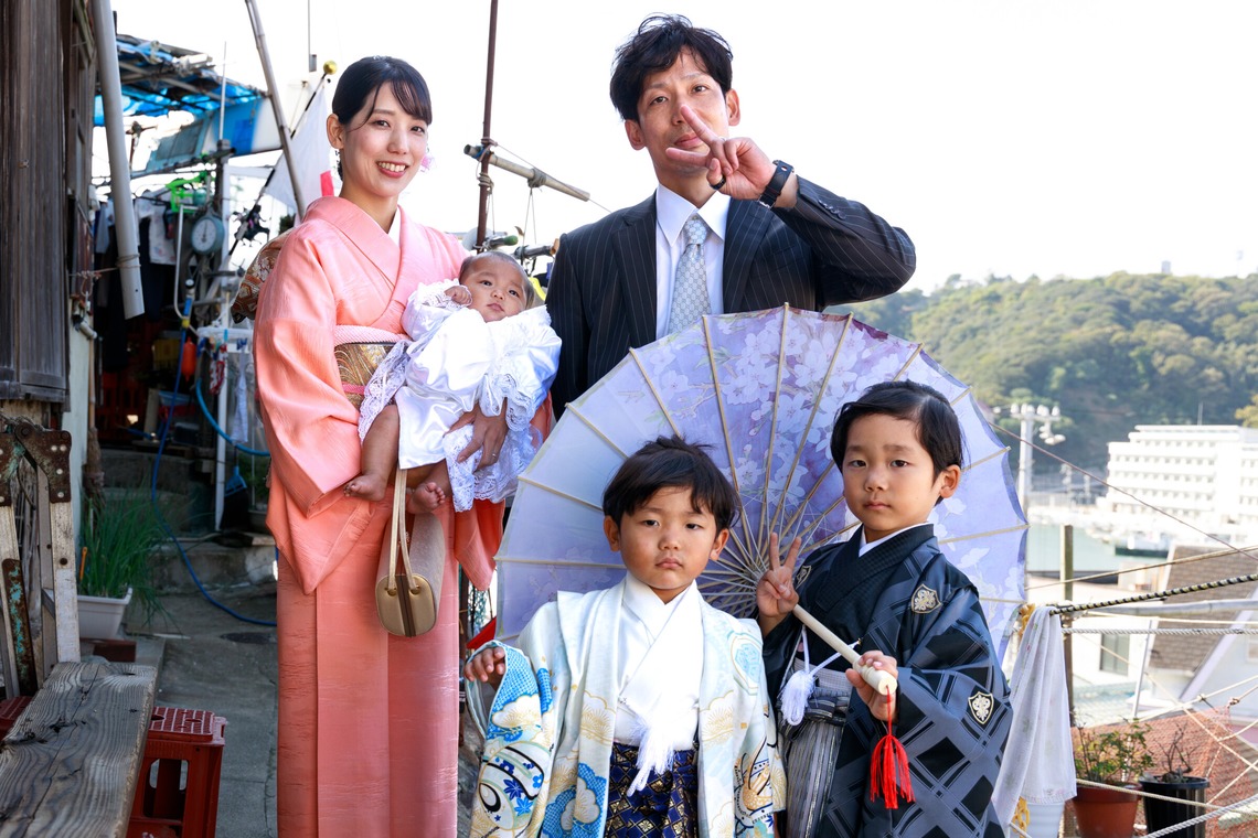 真方　祥が撮影した「七五三参り記念写真」の写真