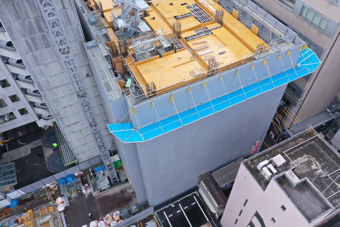 アナハイムエレクトロニクスが撮影した「マンション建設報告用写真」の写真