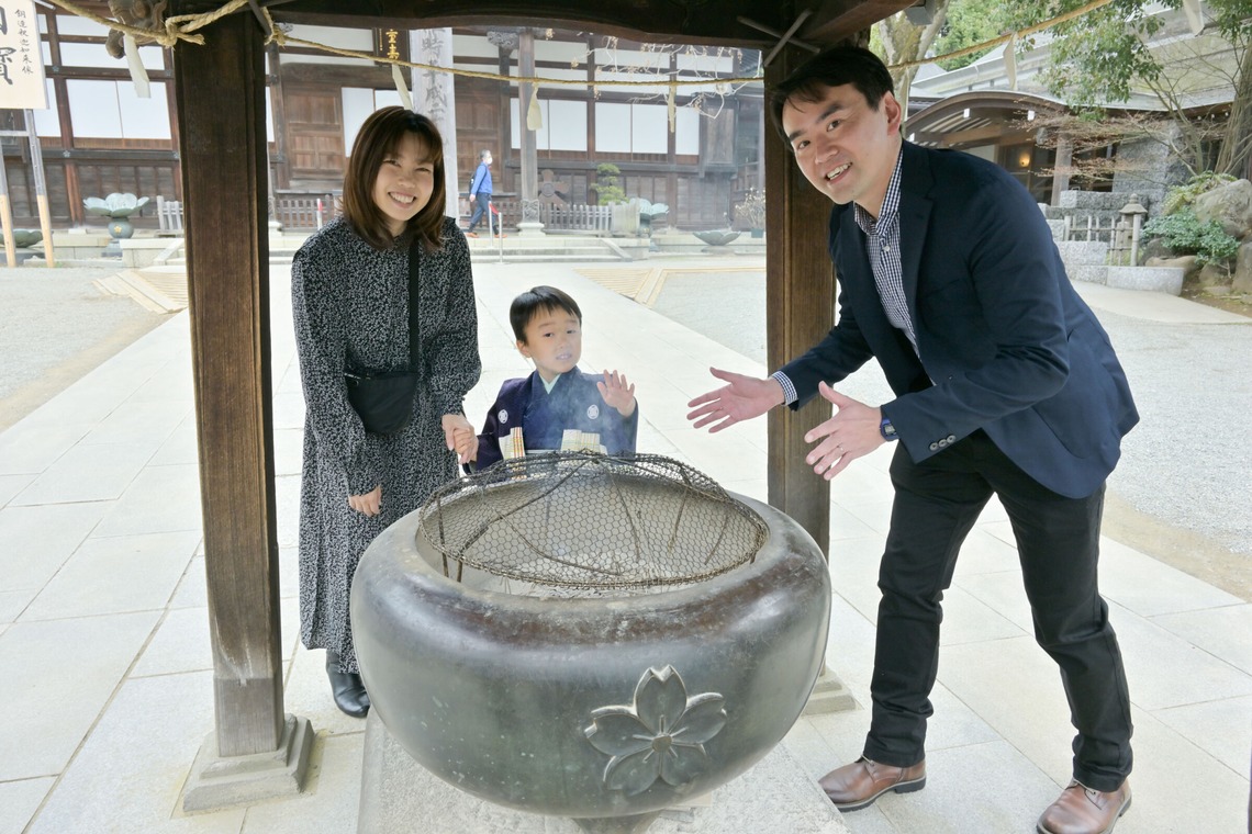 寫樂斎が撮影した「七五三（神代植物公園）」の写真