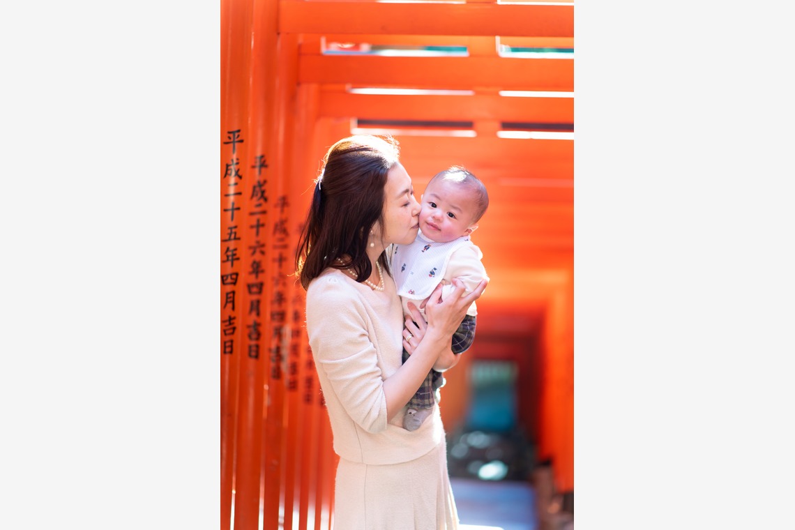 サキヤマ リエが撮影した「5才男の子・笑顔いっぱいの七五三＠日枝神社」の写真