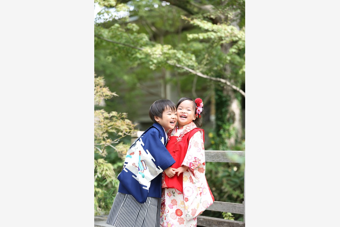 出張撮影HUG TIMEが撮影した「七五三記念撮影＠鎌倉鶴岡八幡宮」の写真