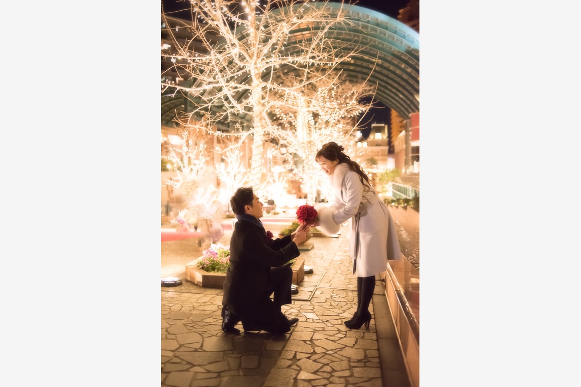 酒井こうへい写真製作所が撮影した「夜景撮影　エンゲージメント」の写真