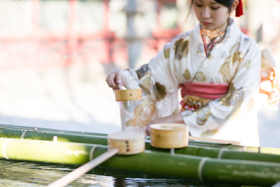 Hajime no Ai Photographyが出張撮影した家族写真(キッズ,ベビーフォト)などが写った「成人式後撮り@根津神社」の家族写真