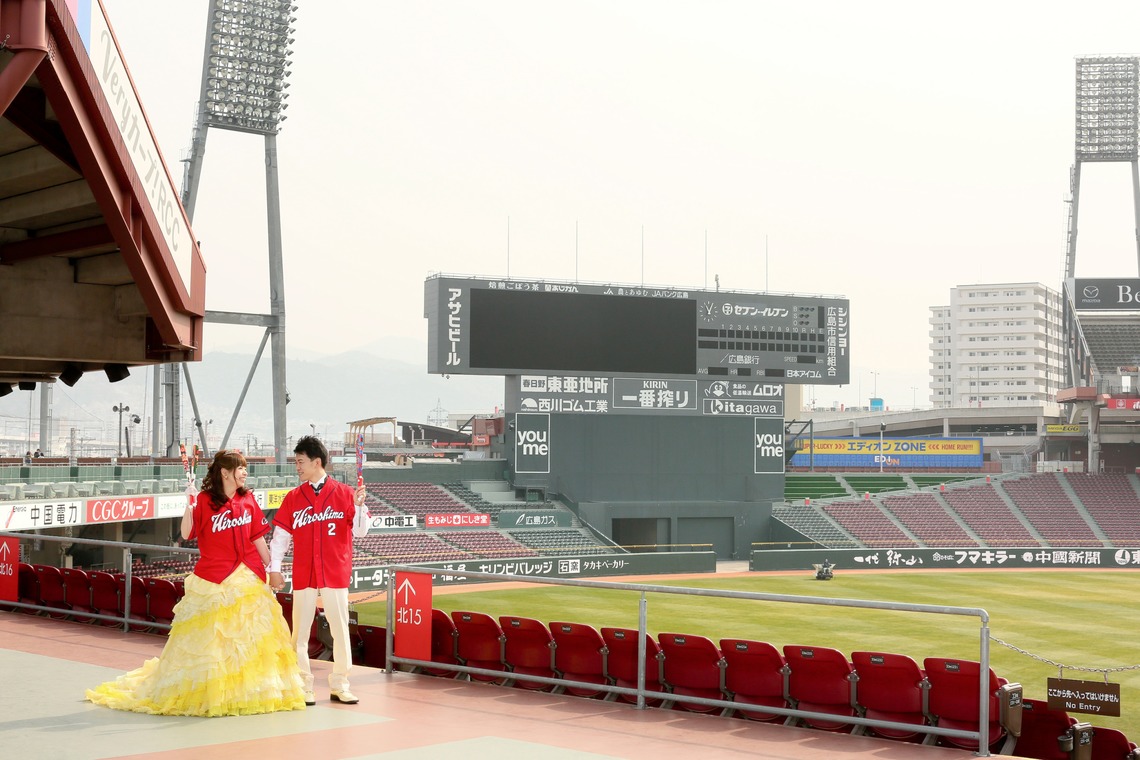 KIKIウェディングが撮影した「マツダスタジアム」の写真