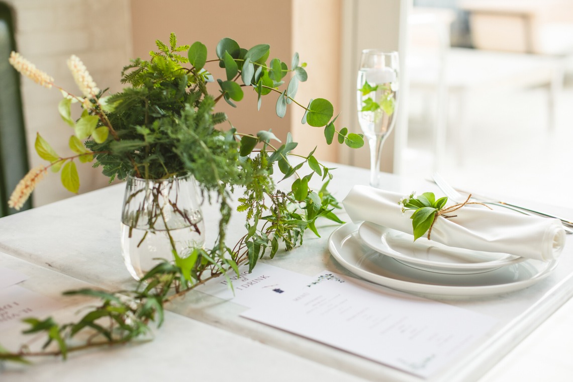 Photo of Restaurant wedding advertising shoot taken by uno e creative act.