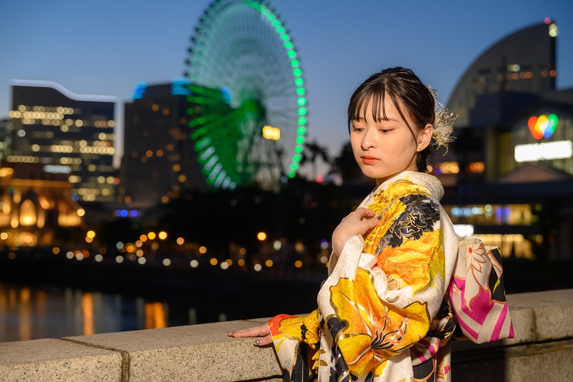 中川昌幸が撮影した写真のアルバム「イルミネーションと振袖姿」