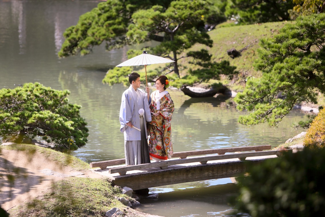 KIKIウェディングが撮影した「広島縮景園」の写真