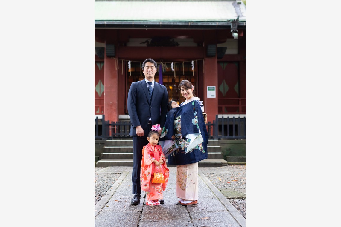 T.Matsumuraが撮影した家族写真の出張撮影/七五三フォト/お宮参りのアルバム「お宮参り(着物)&七五三＠大森熊野神社」