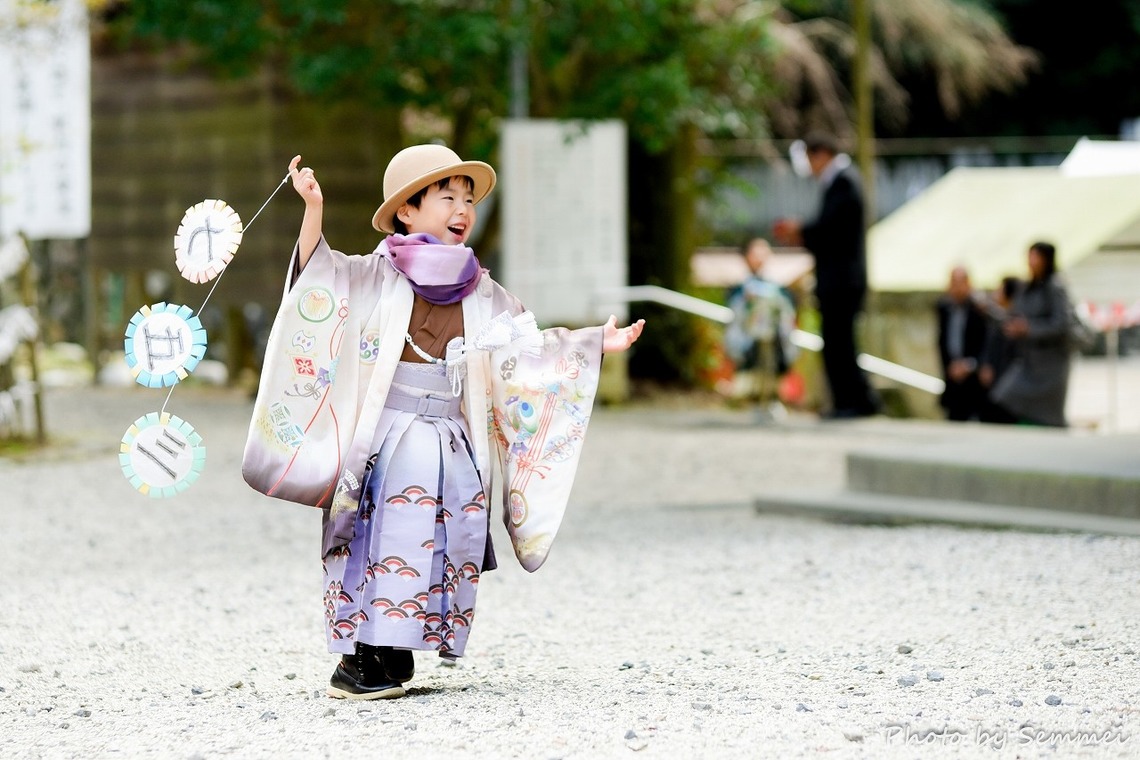 写真家 久保倉千明が撮影した写真のアルバム「七五三」