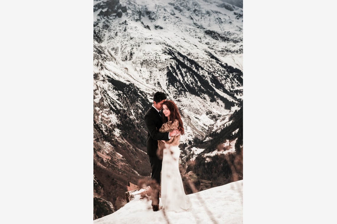 Olga Chalkiadakiが撮影した写真のアルバム「Switzerland Honeymoon Winter Photosession」