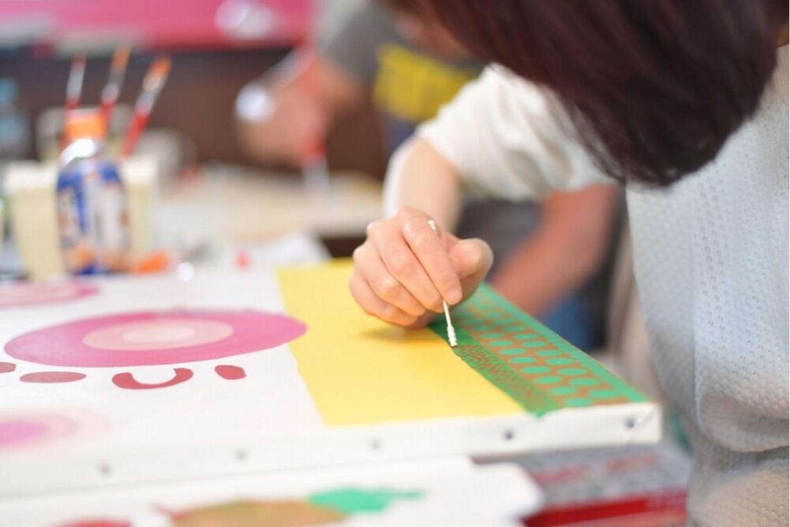 メンターポジションが撮影した「点画教室」の写真