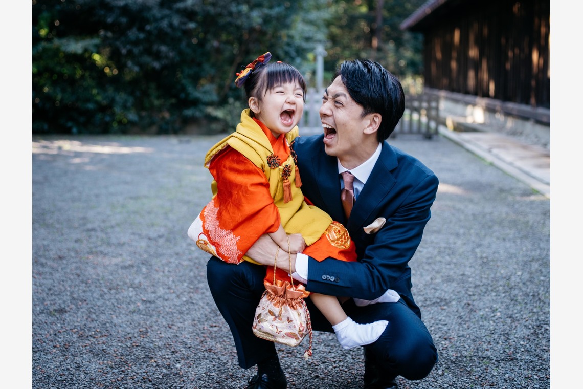 植村由理が出張撮影した家族写真(キッズ,ベビーフォト)などが写った「3歳女の子・七五三撮影@東京都渋谷区」の家族写真