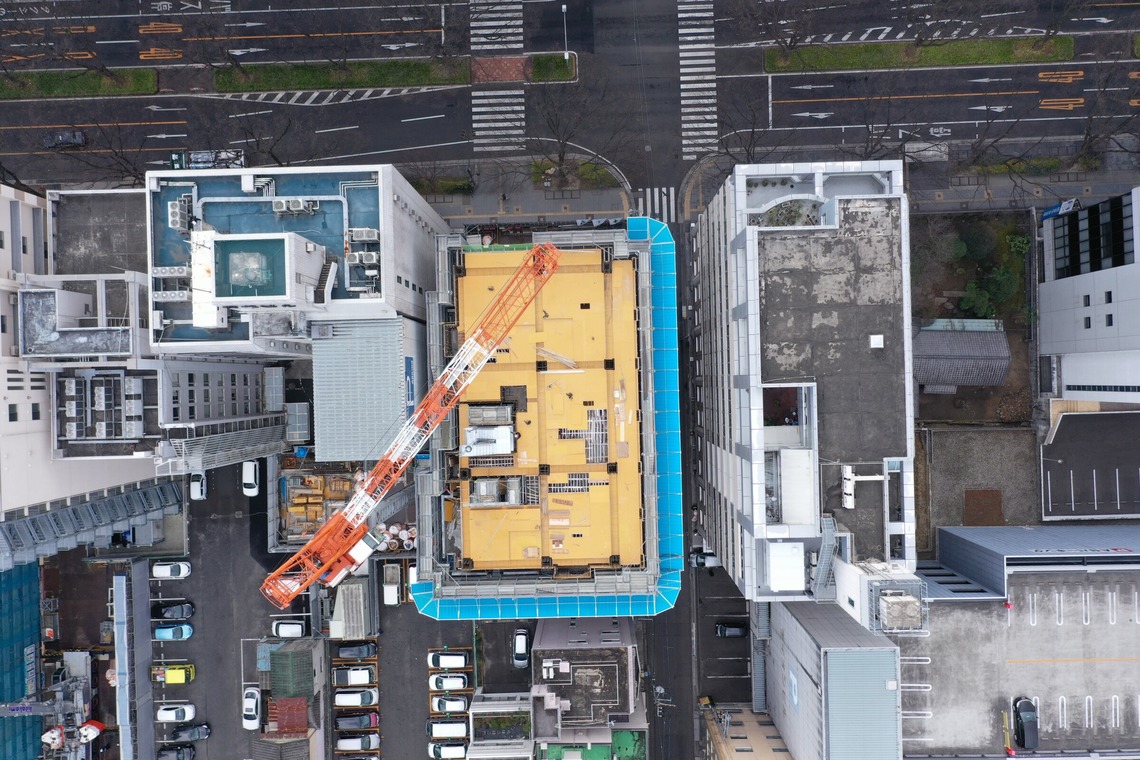 アナハイムエレクトロニクスが撮影した「マンション建設報告用写真」の写真