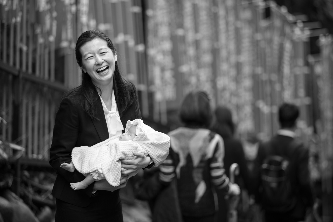 T.Matsumuraが出張撮影した家族写真(キッズ,ベビーフォト)などが写った「お宮参り＠日枝神社」の家族写真