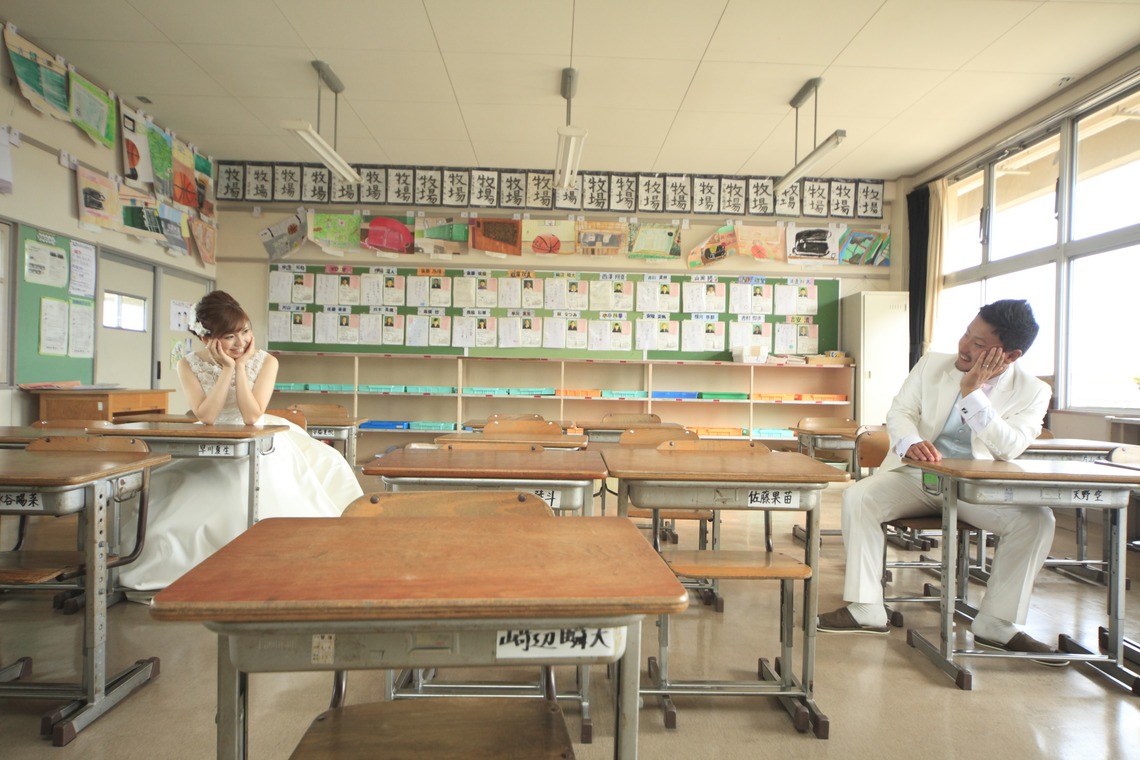 ウェディングMuskatDue (山田隆)が撮影した「岐阜県輪之内の学校校舎」の写真
