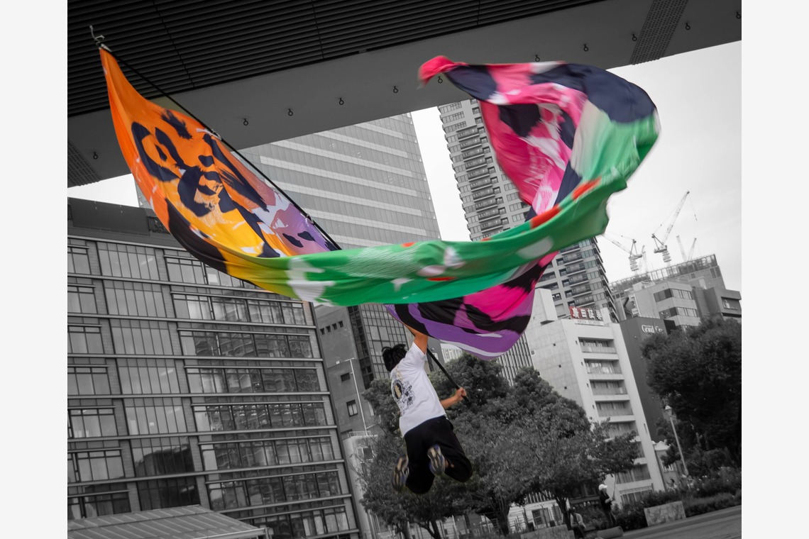 ハイナ　マテウスが撮影した「情熱の旗」の写真