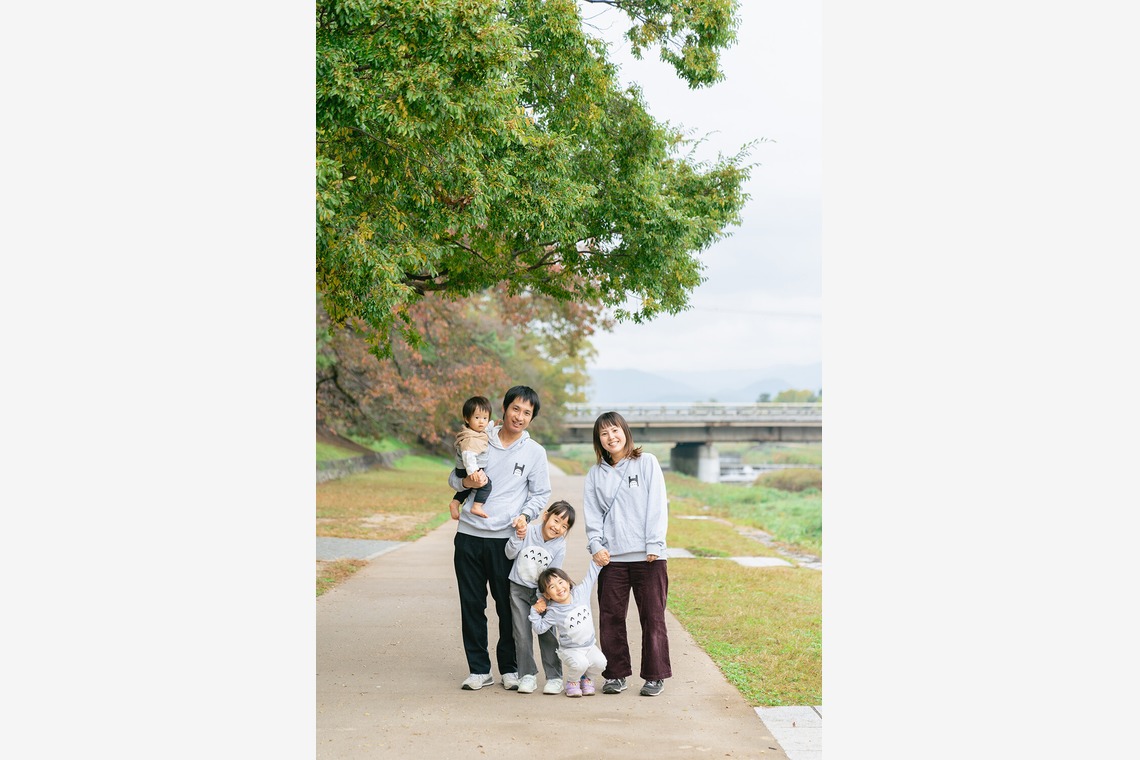 Tatsuyaが出張撮影した家族写真(キッズ,ベビーフォト)などが写った「家族写真撮影」の家族写真