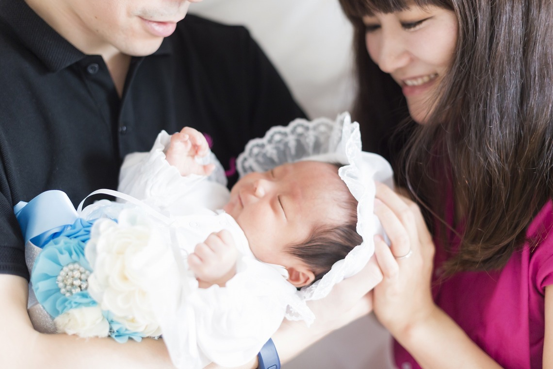 24to Produceが撮影した「ニューボーンフォト」の写真