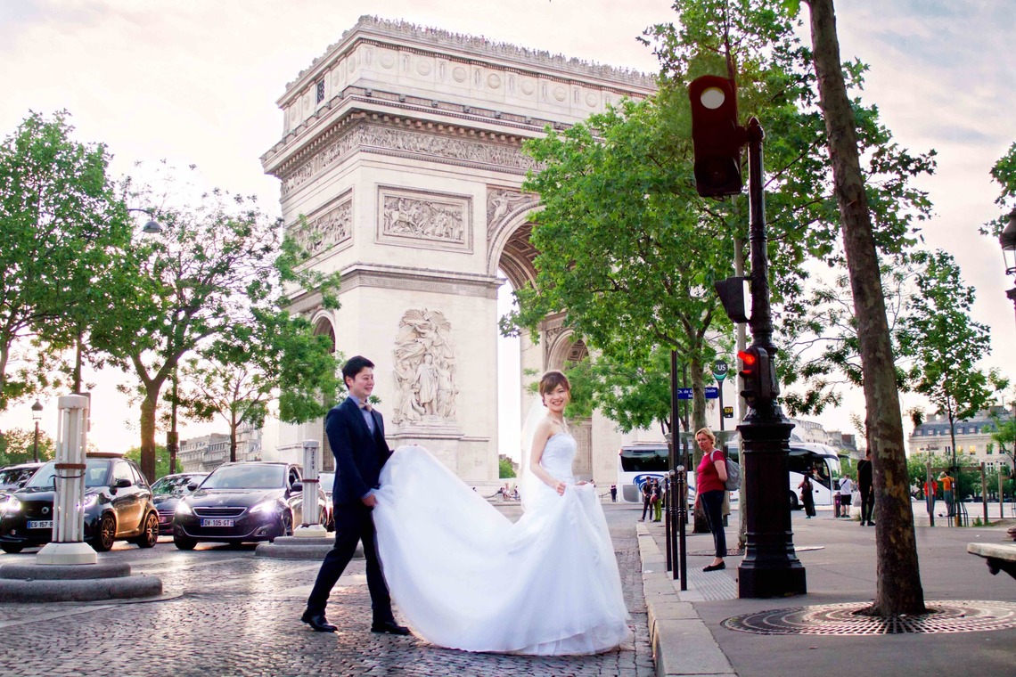 STUDIO PHOTO Pêle Mêleが撮影した「Paris Photo Wedding」の写真