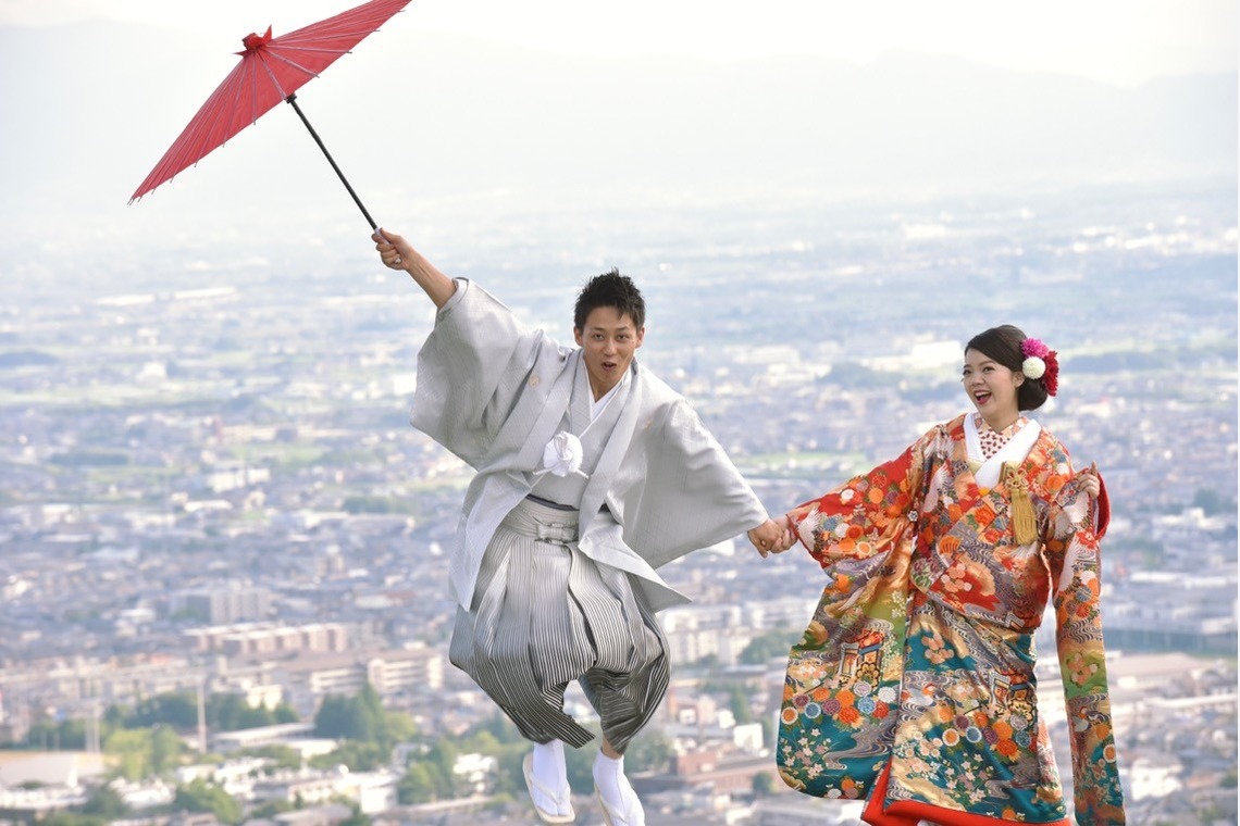 Album of the Wedding, Bridal taken by Kiki photo works - Pre Weddingphotoshoot at Nara with kimono in spring to summer