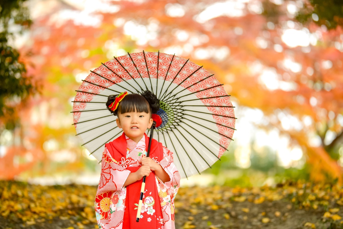 photograph K STYLEが出張撮影した家族写真(キッズ,ベビーフォト)などが写った「仲良し兄妹の七五三」の家族写真