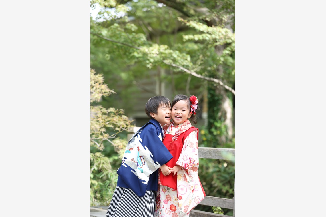 出張撮影HUG TIMEが撮影した「七五三記念撮影＠鎌倉鶴岡八幡宮」の写真