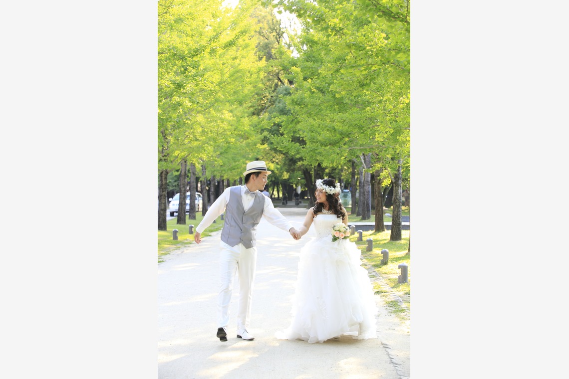 ウェディングMuskatDue (山田隆)が撮影した写真のアルバム「岐阜県岐阜市、岐阜公園」