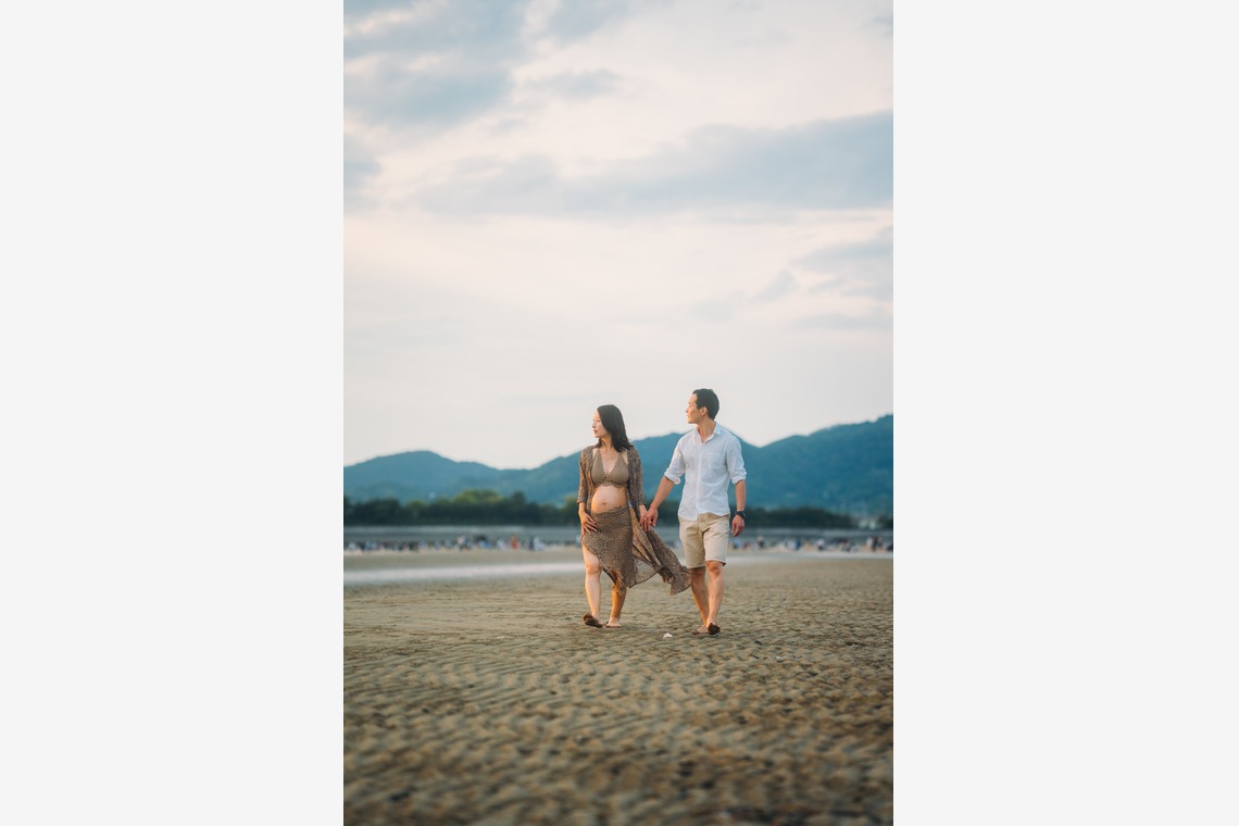 フォトグラファー笹が撮影した写真のアルバム「香川県 父母ヶ浜 マタニティ」
