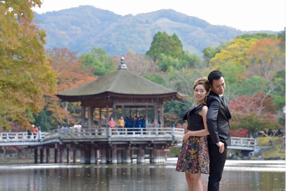 キキフォトワークスが撮影した「奈良公園でのウエディングロケーション撮影」の写真