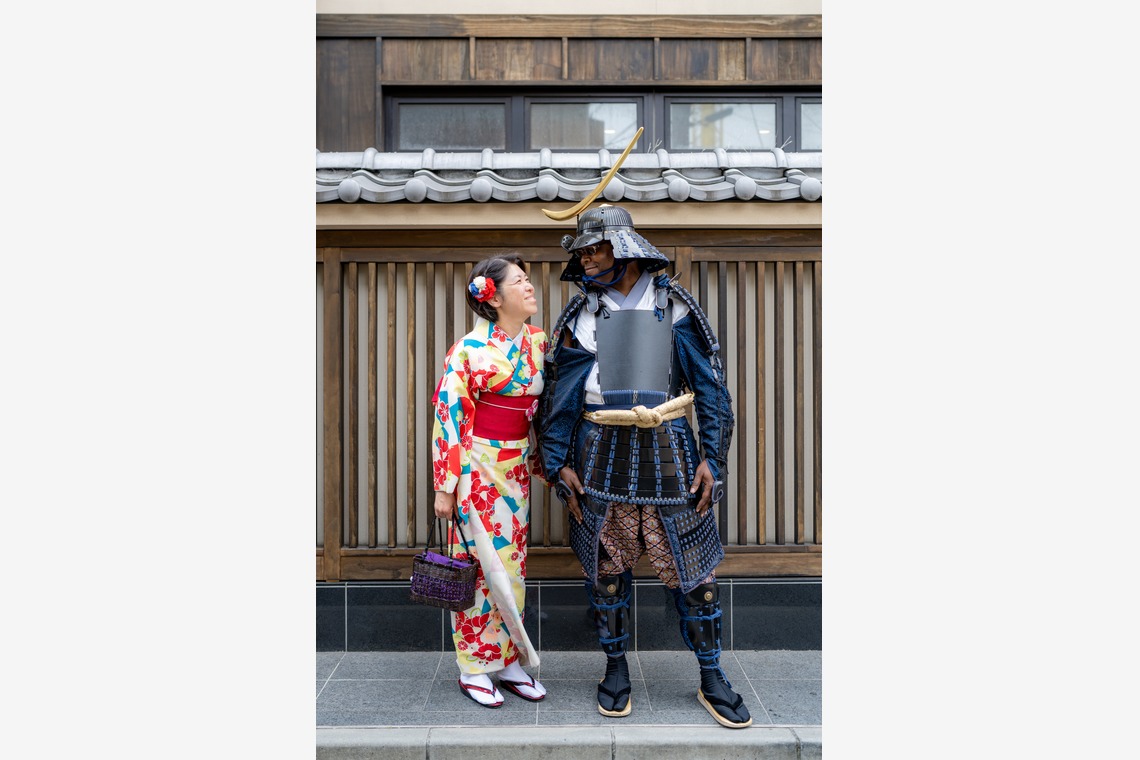 大木千帆が撮影した「着物街歩きポートレート」の写真