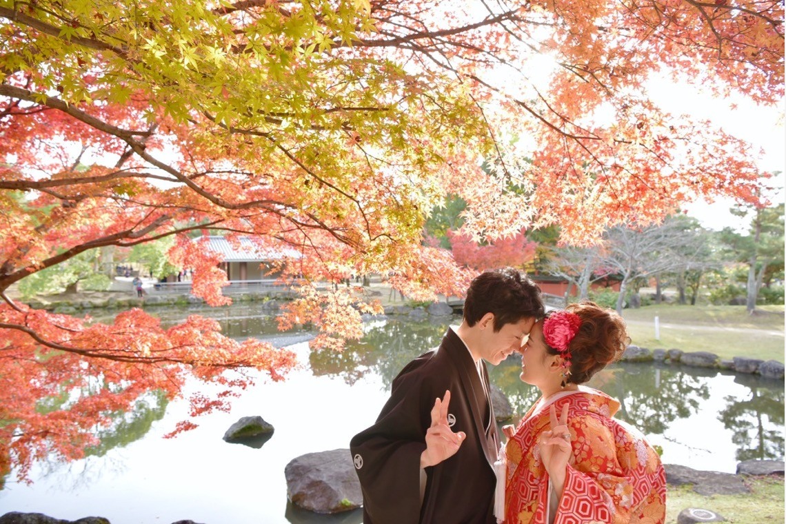 Album of the Wedding, Bridal taken by Kiki photo works - Pre Weddingphotoshoot in Nara Park