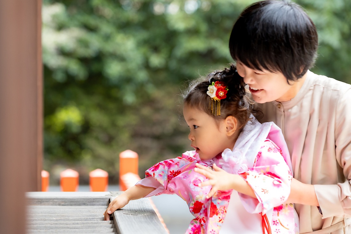 出張撮影くろさわが出張撮影した家族写真(キッズ,ベビーフォト)などが写った「七五三」の家族写真