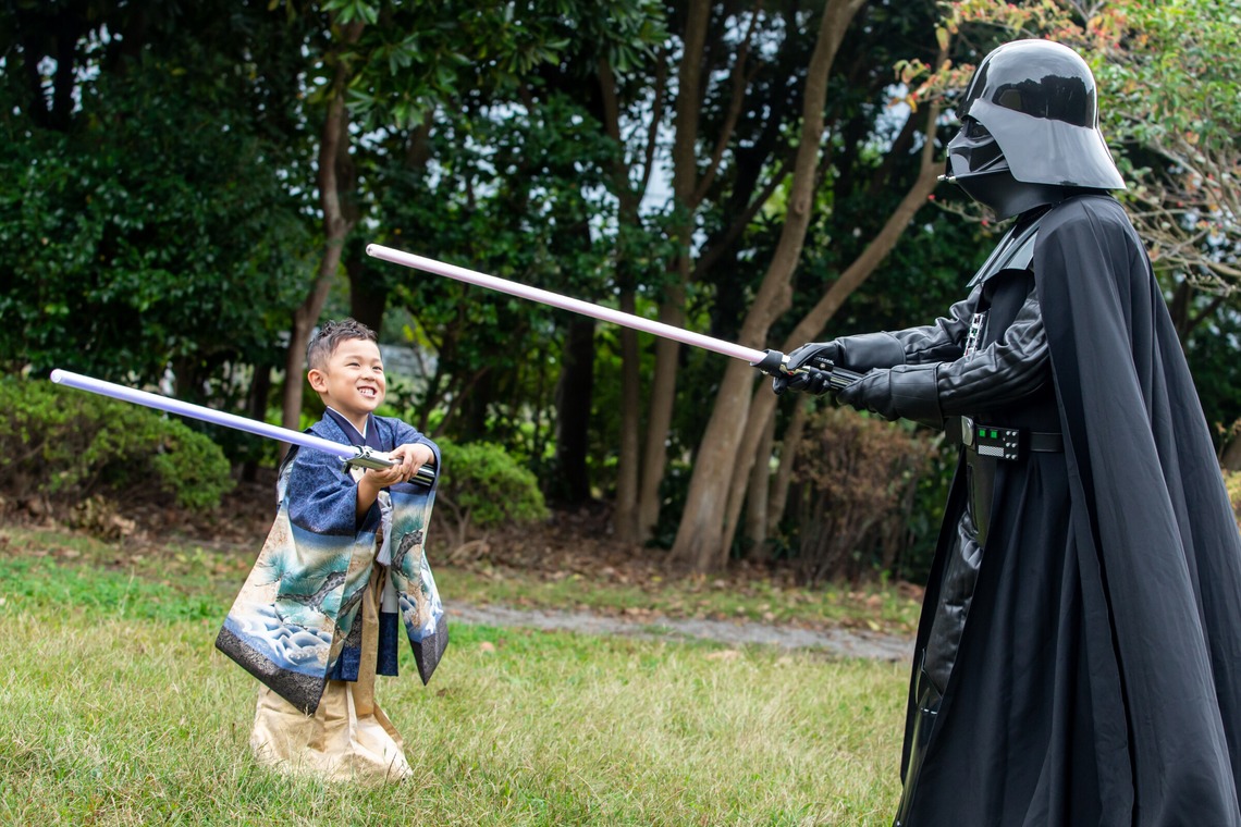 出張撮影ななが出張撮影した家族写真(キッズ,ベビーフォト)などが写った「七五三記念写真」の家族写真