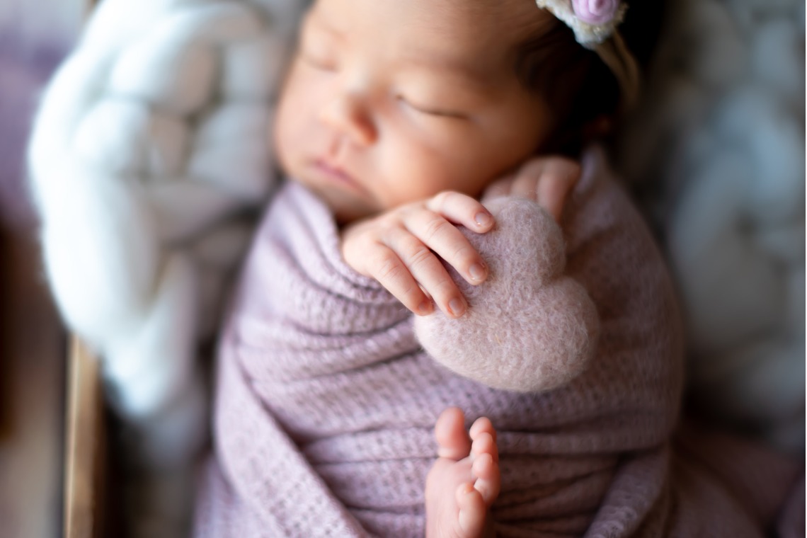 サキヤマ リエが撮影した写真のアルバム「ピンク系・うさぎのぬいぐるみ・女の子のニューボーンフォト 」