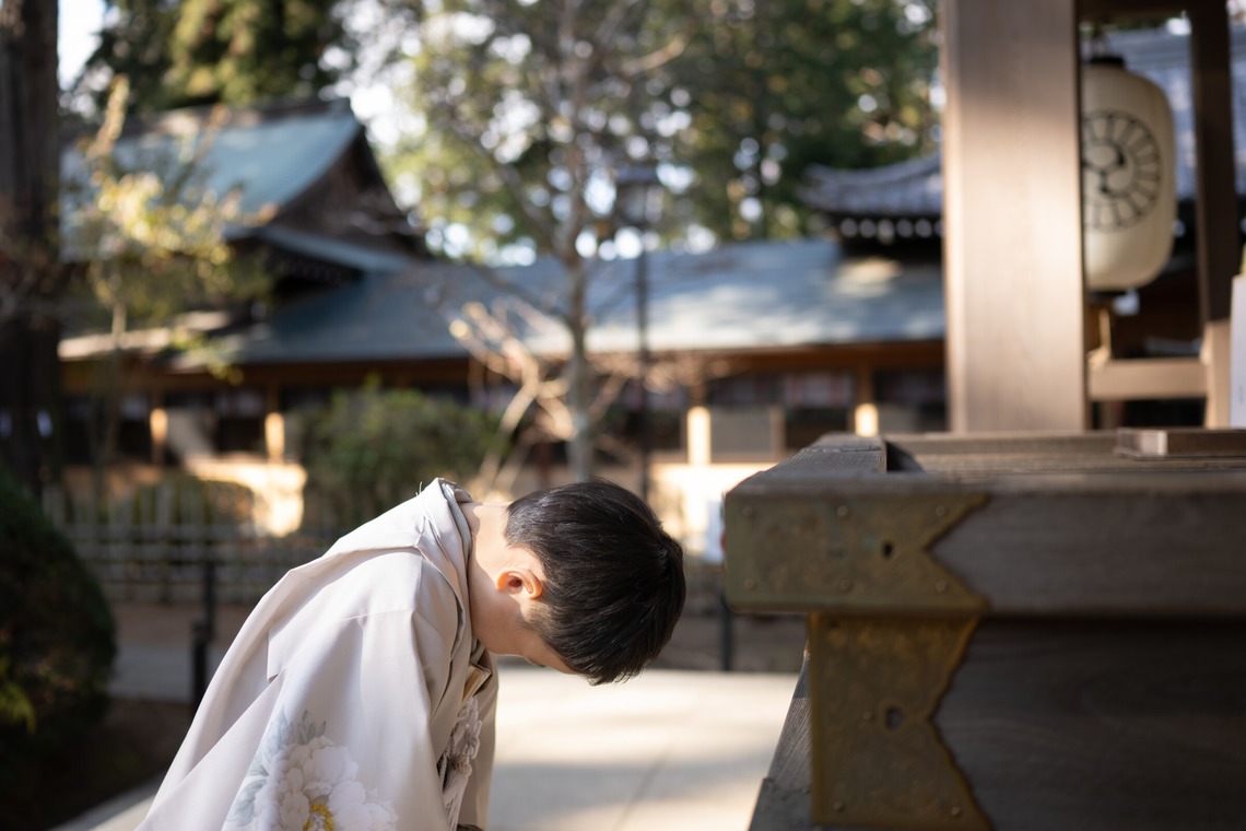 寫樂斎が撮影した「七五三（廣幡八幡宮）」の写真