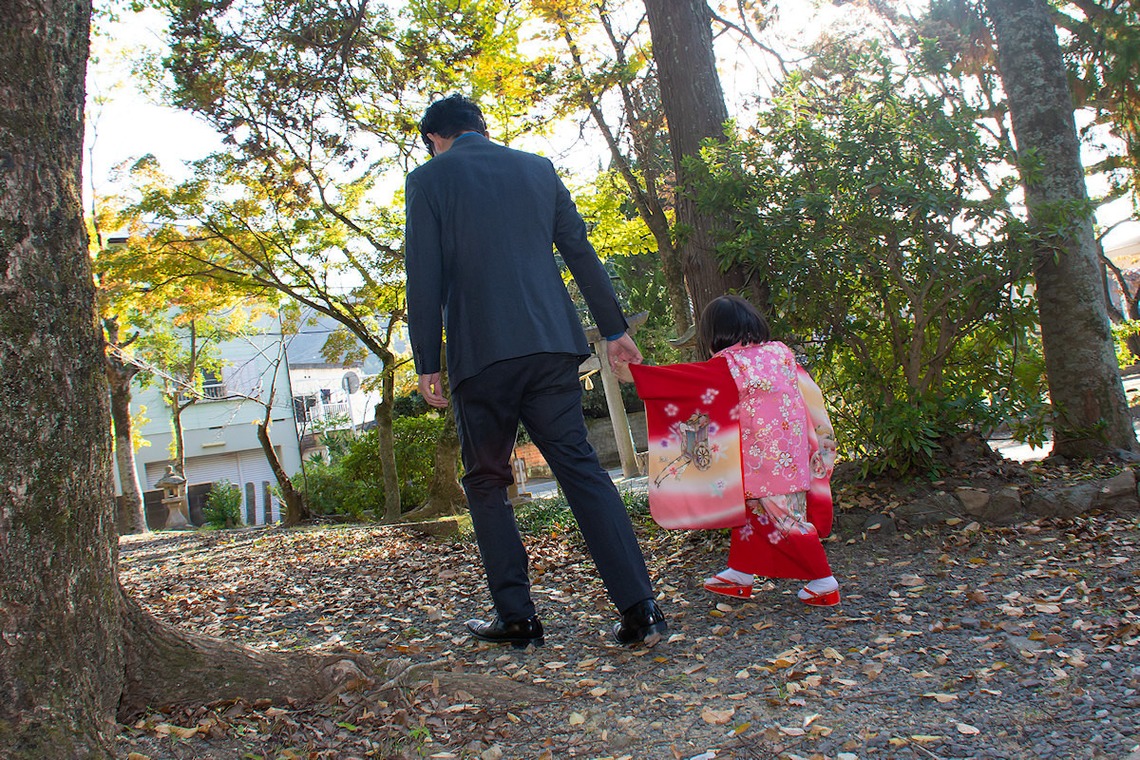 辻 充彦が出張撮影した家族写真(キッズ,ベビーフォト)などが写った「七五三」の家族写真