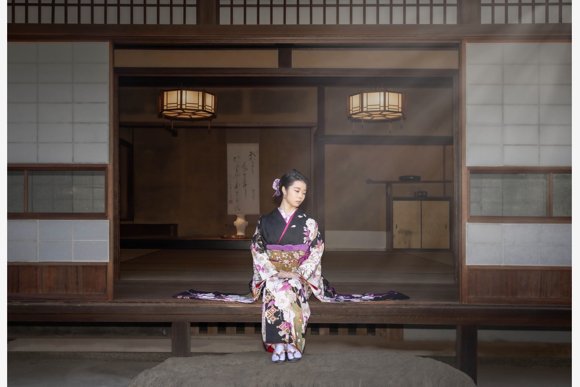 梅田　紫邑が撮影した「愛媛県新居浜市広瀬邸での前撮り」の写真