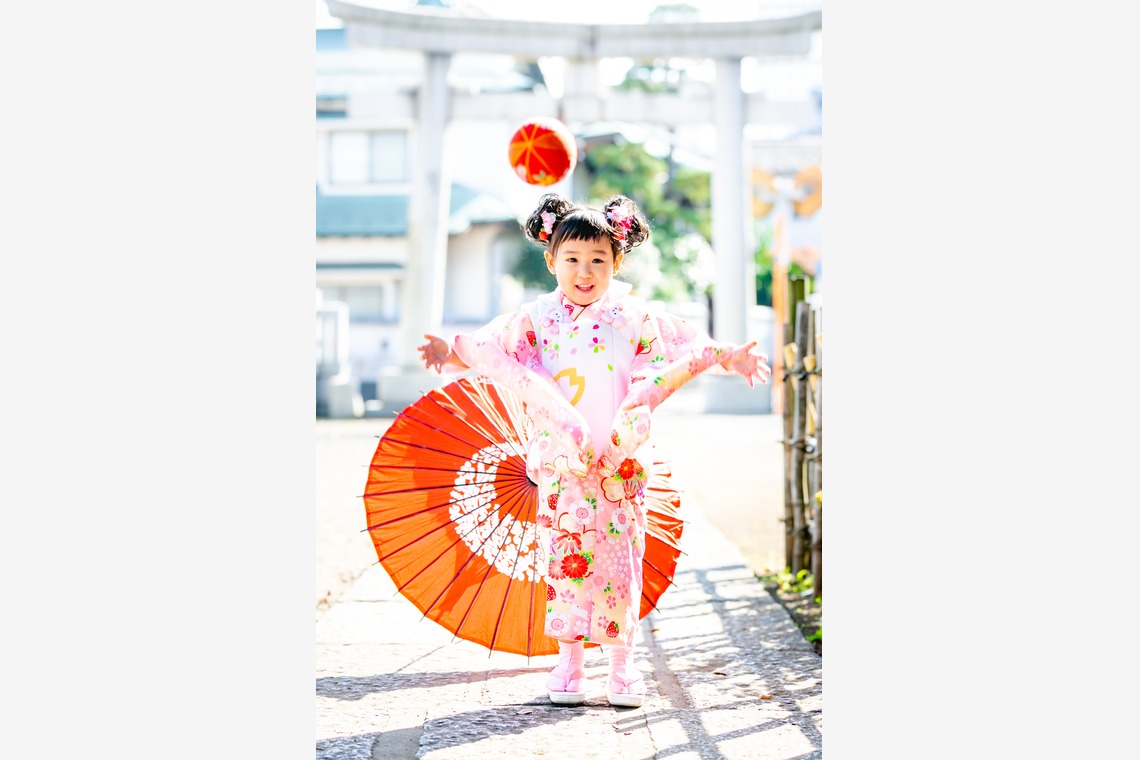 meganecco Photographyが出張撮影した家族写真(キッズ,ベビーフォト)などが写った「七五三出張撮影@東京」の家族写真