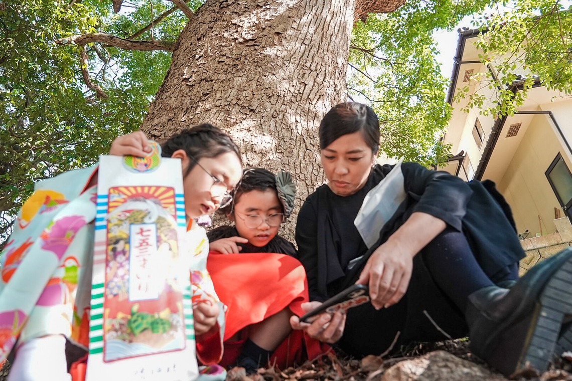 心綴フィルムが撮影した「七五三①」の写真