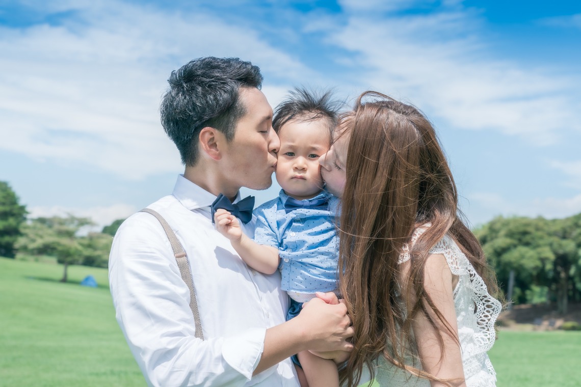 ヨッシ～が出張撮影した家族写真(キッズ,ベビーフォト)などが写った「家族写真」の家族写真