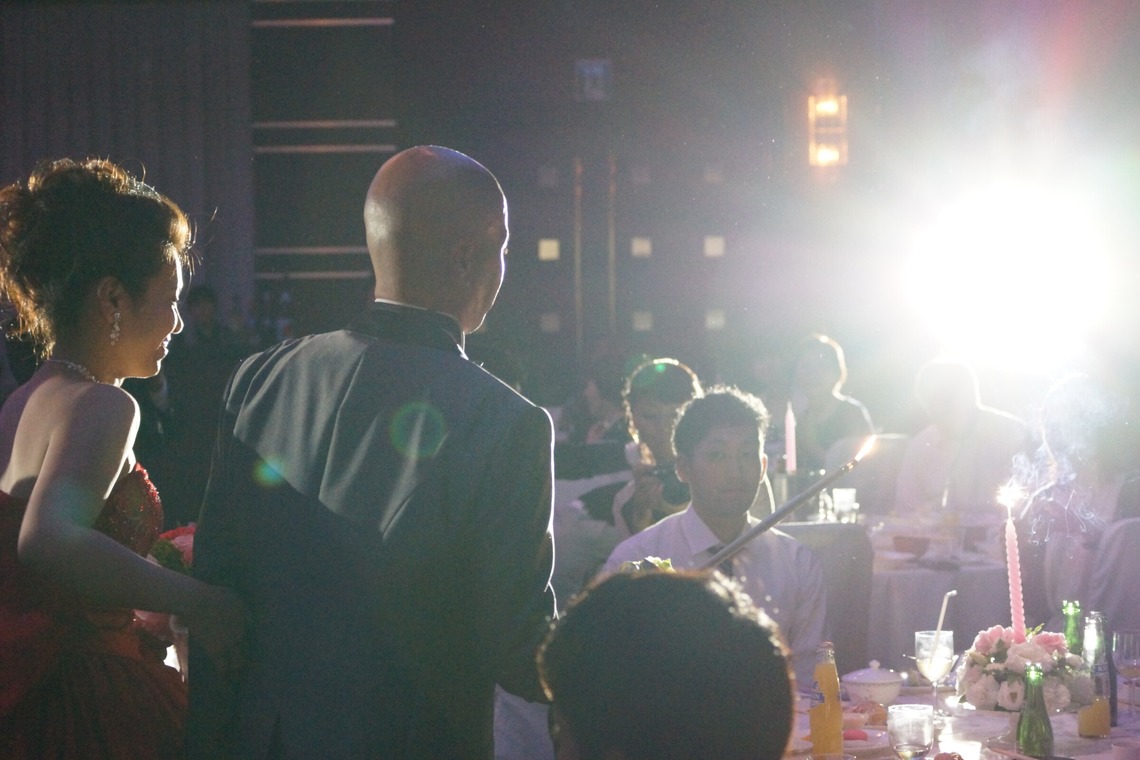 石橋宙大が撮影した「親戚の結婚式撮影」の写真