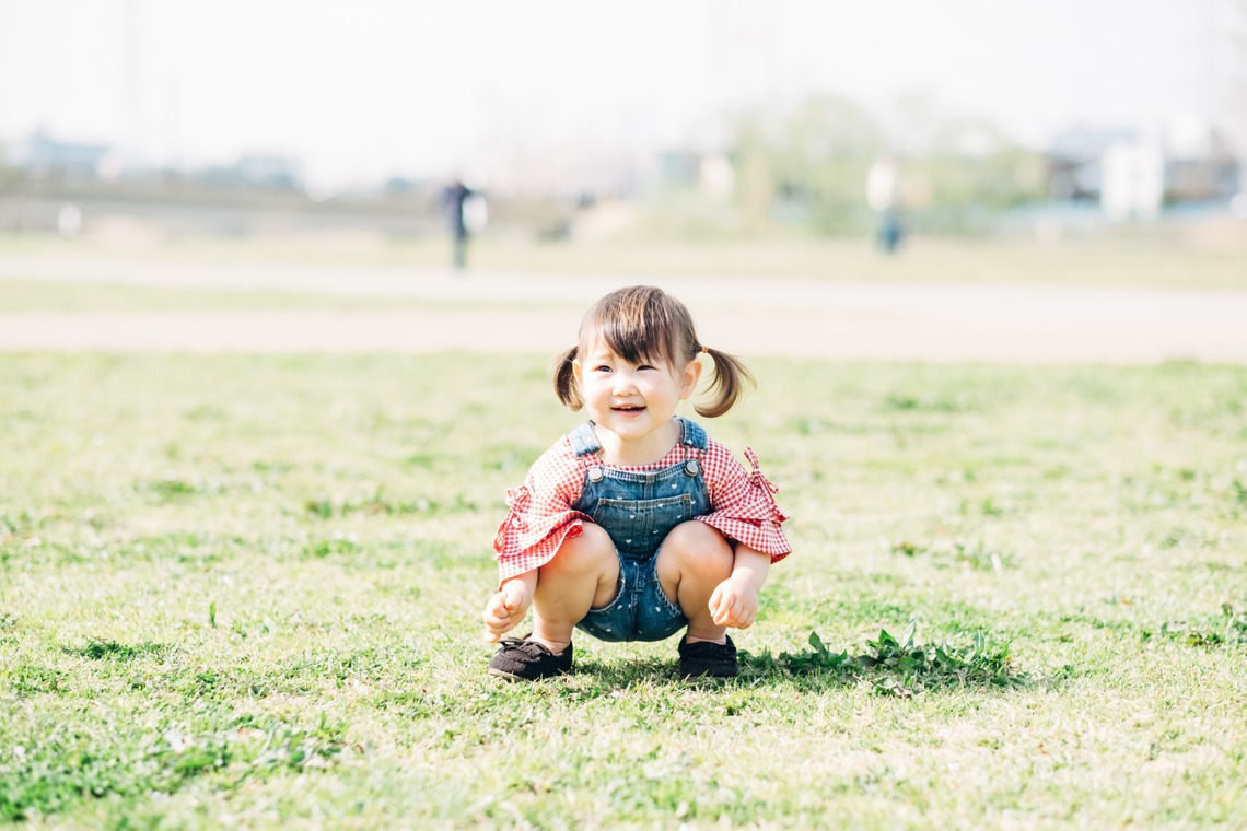 高野和希が撮影した「桜での家族フォト」の写真