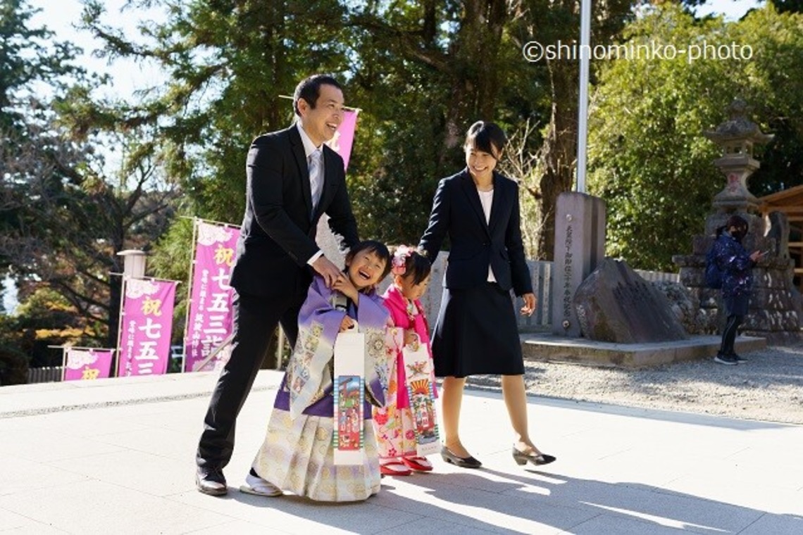 しのみんこフォトが撮影した「七五三フォト」の写真