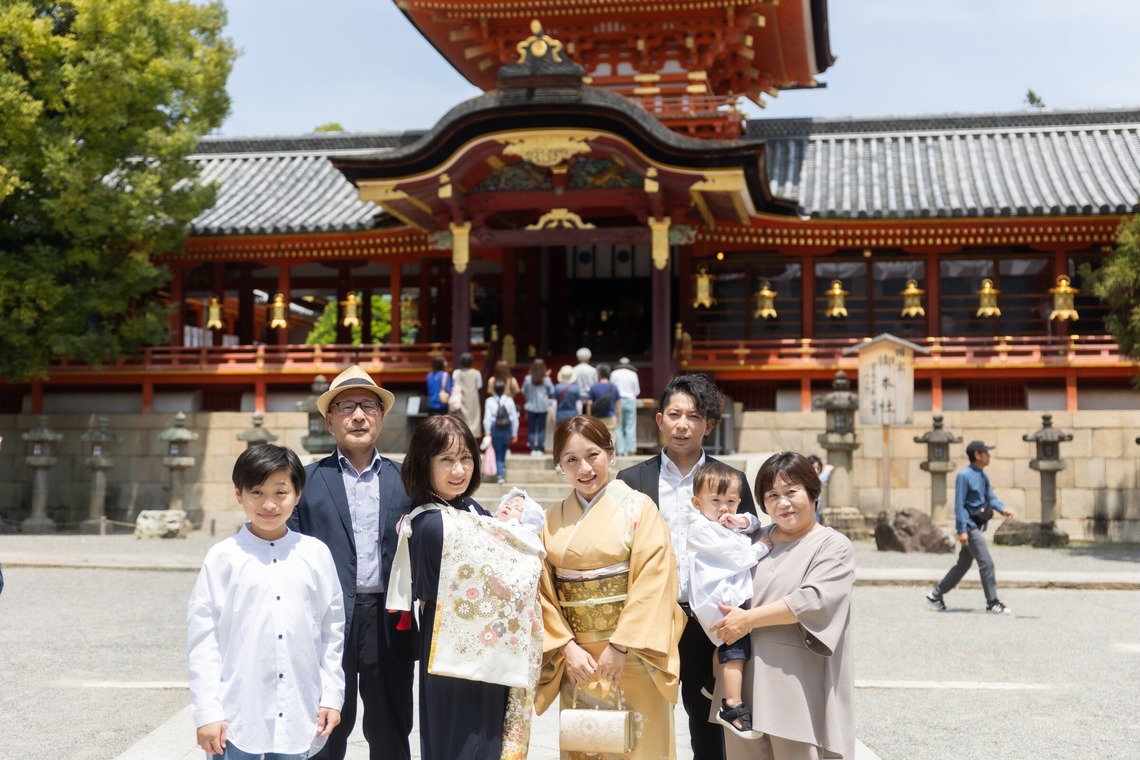 株式会社Ervaが撮影した「お宮参り撮影（石清水八幡宮）」の写真