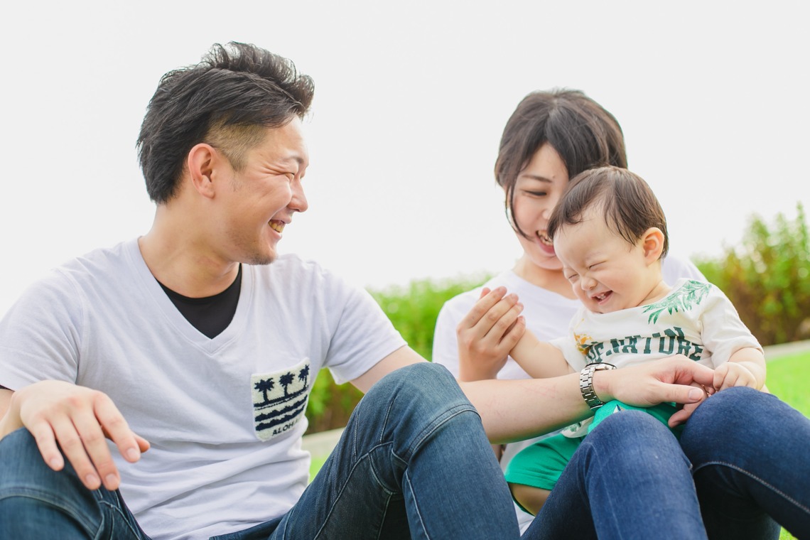 ゾクが出張撮影した家族写真(キッズ,ベビーフォト)などが写った「家族写真」の家族写真