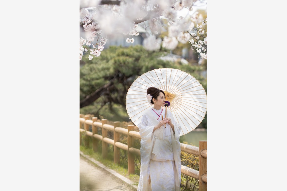 saruco(岩崎寿）が撮影した「京都和装前撮り＠桜」の写真