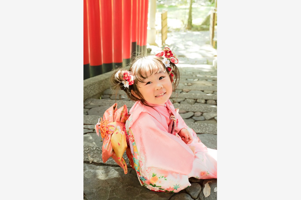 富岡 そよぎが撮影した写真のアルバム「庭園での七五三撮影」