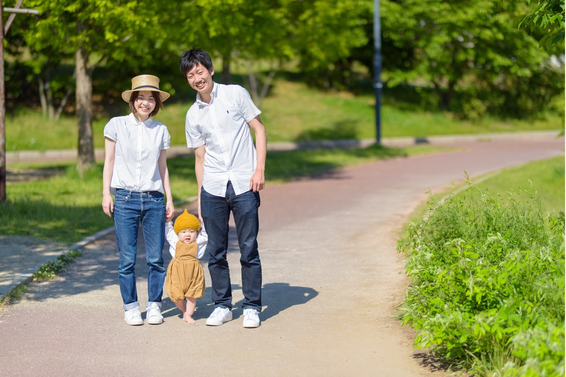 半場 正浩が出張撮影した家族写真(キッズ,ベビーフォト)などが写った「家族写真」の家族写真