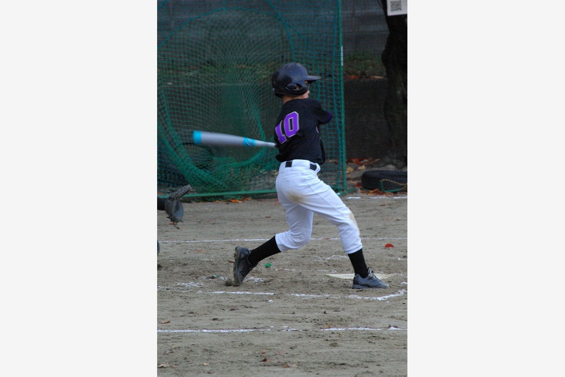 間地大輔が出張撮影した家族写真(キッズ,ベビーフォト)などが写った「学童野球」の家族写真